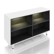 OKA HomeLine Detail – Beleuchtung im oberen Regalbereich