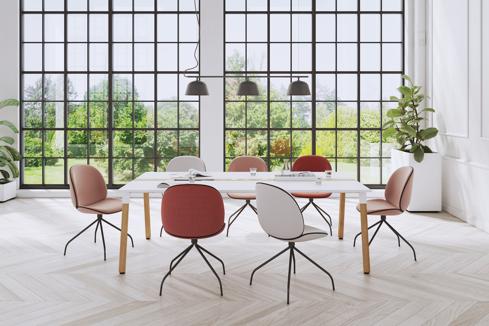 Funktional, aber auch wohnlich: Das ist die Herausforderung für die Büromöbel der Zukunft.