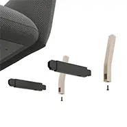 OKA Grow Detail: Verbindung der Seitenhalterung