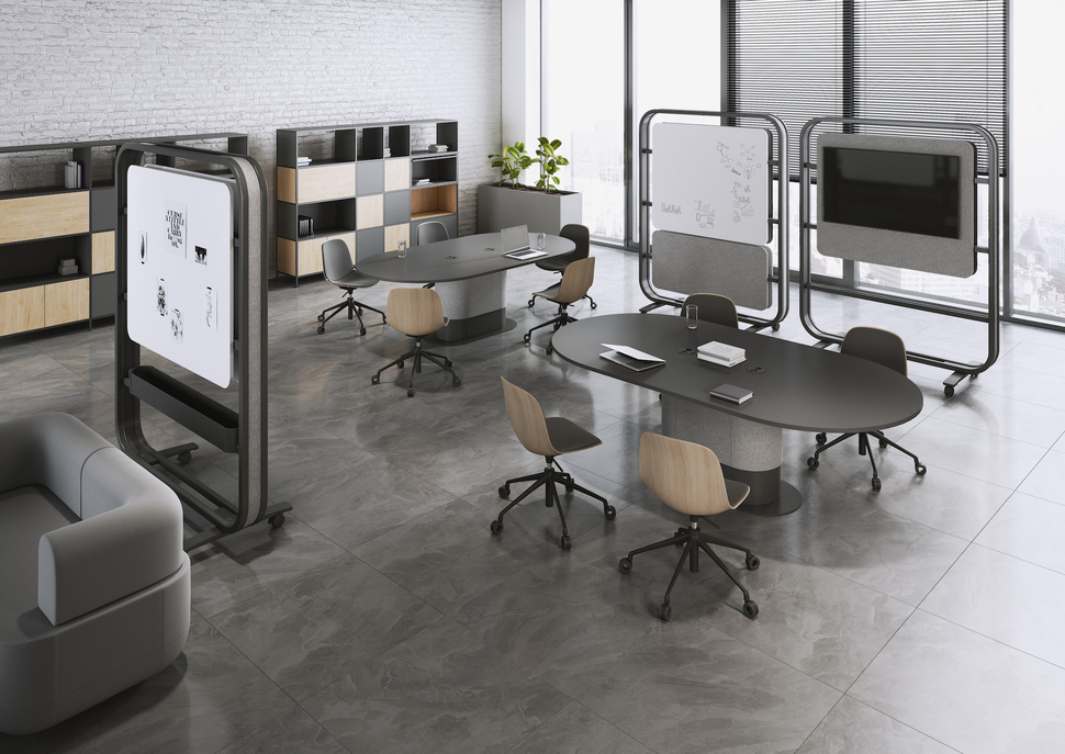 Technisch bestens gerüstet für produktive Meetings – dank smartem Mobiliar