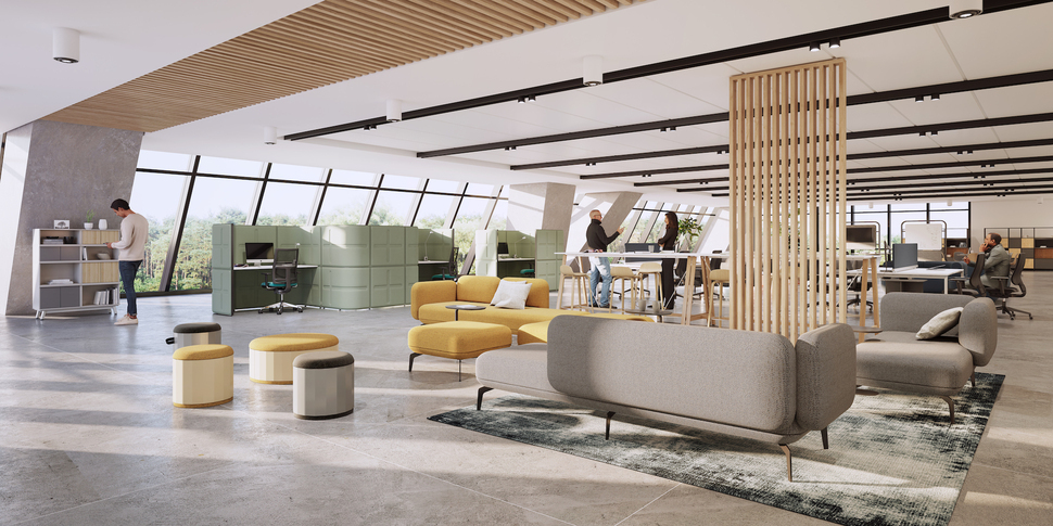 Ganz schön stressig hier? Ein Großraumbüro kann anstrengend sein – wenn es nicht optimal eingerichtet ist