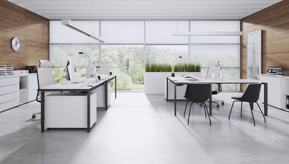 Hell und freundlich – eine gute Büroplanung macht aus einem Office einen Wohlfühlort.
