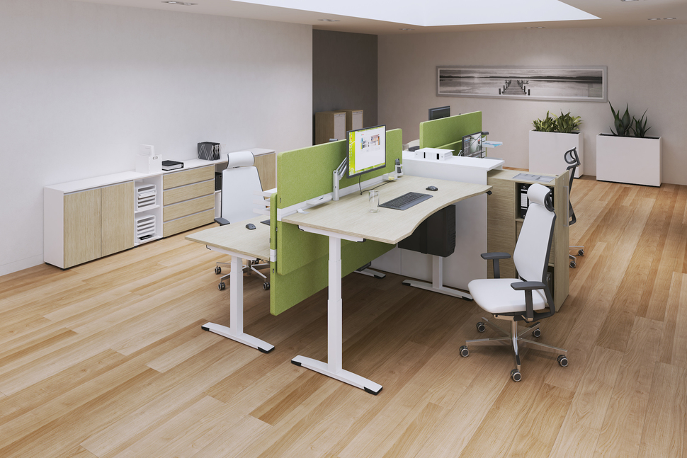 Höhenverstellbar und mit zahlreichen Gadgets ausgestattet – der Schreibtisch Jump 2.0 ist ein Detailwunder.