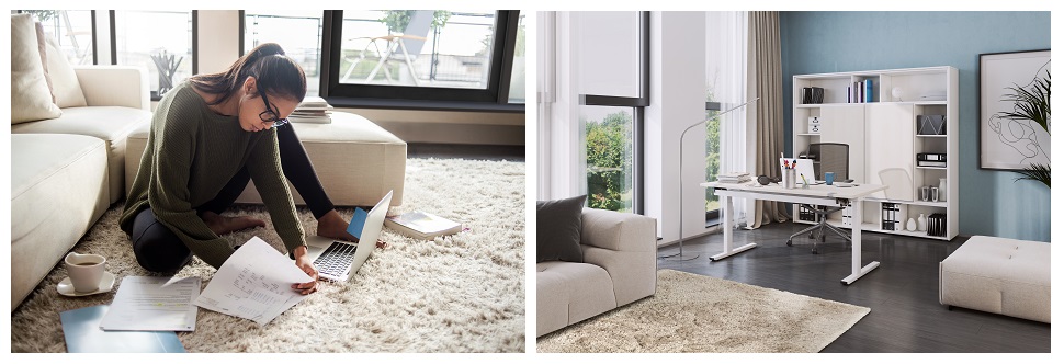 Homeoffice-Einrichtung mit Büromöbeln von OKA