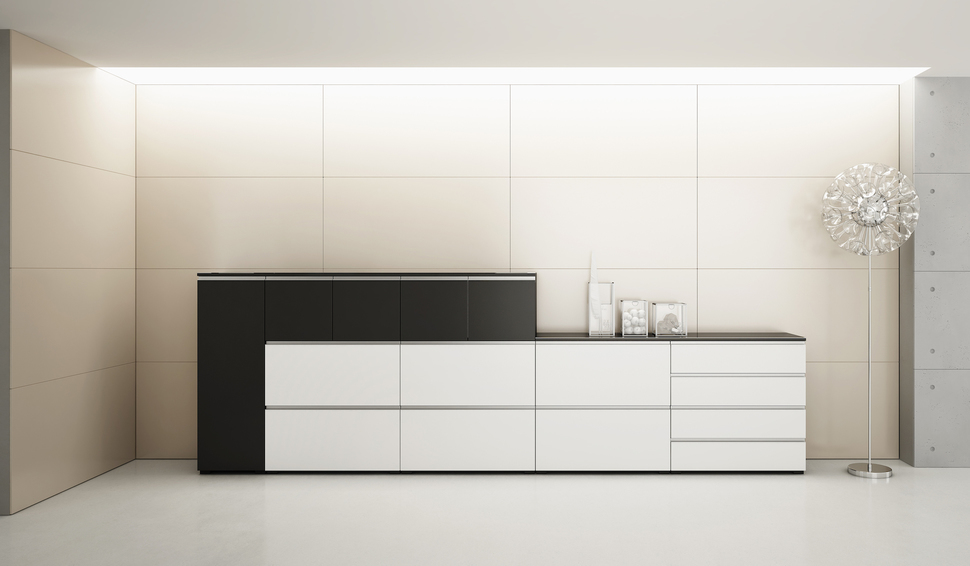 ModulLine ist ein modular aufgebautes, flexibles Schranksystem, das unsere Kernkompetenz im Korpusbau unterstreicht.