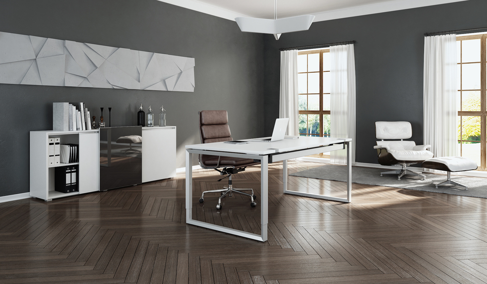 Arbeit soll Spaß machen – ein Office im eleganten Wohnzimmer-Style hilft dabei.