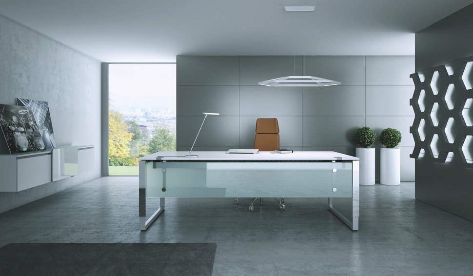 Trion vereint klare Linienführung und exklusive Verarbeitung. Seine leichte, schwebende Anmutung fällt ins Auge, ohne sich aufzudrängen.