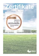 OKA Ecovadis Zertifikat