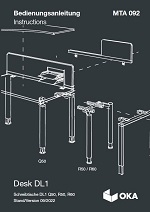 Montageanleitung Tische