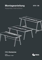HomeLine – Montageanleitung Tische