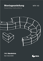 Montageanleitung OKA Media Sofa