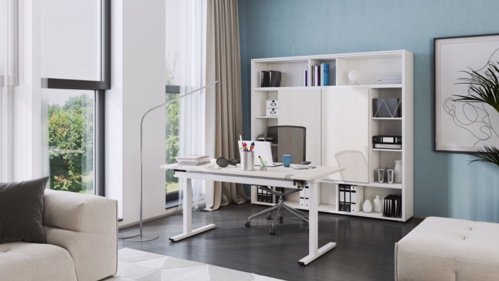 Homeoffice mit Schreibtisch