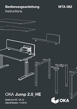 Operating instructions OKA Jump 2.0 height adjustable