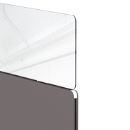 OKA SpaceLine detail – ransparent or satin-finish acrylic glass top