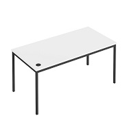 OKA Europa desk with hole for cable (80 mm Ø)