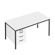 OKA Europa desk with base unit with overlay front