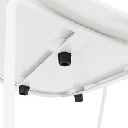 OKA 3D-Chair detail: Plastic stacking buffer (here 4-leg frame)