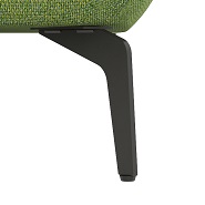 OKA Lounge detail – stable metal feet powder coated in black colour