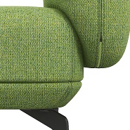 OKA Lounge detail – upholstery seam at the corners