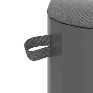 OKA Circle detail: Nylon loop with fabric cover