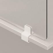 OKA Protect detail – clamp on table top (pure white)