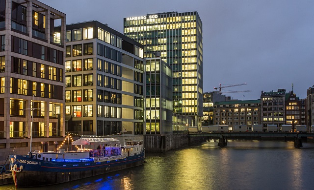 Hamburg Süd headquarters—exterior view