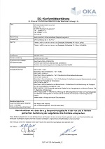 OKA Conference CE declaration of conformity