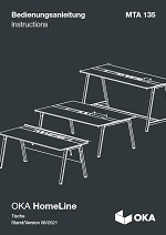 HomeLine desks – operating instructions